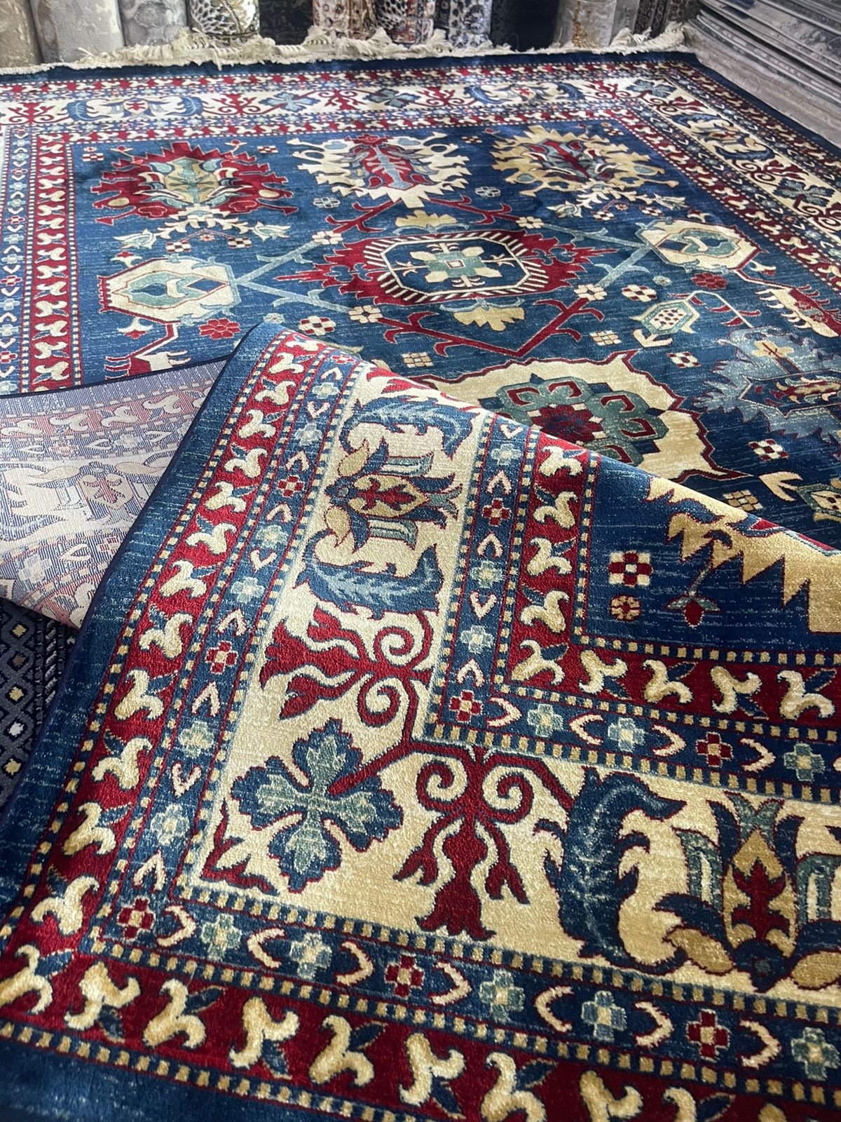 Persian Blue Royal Garden Rug