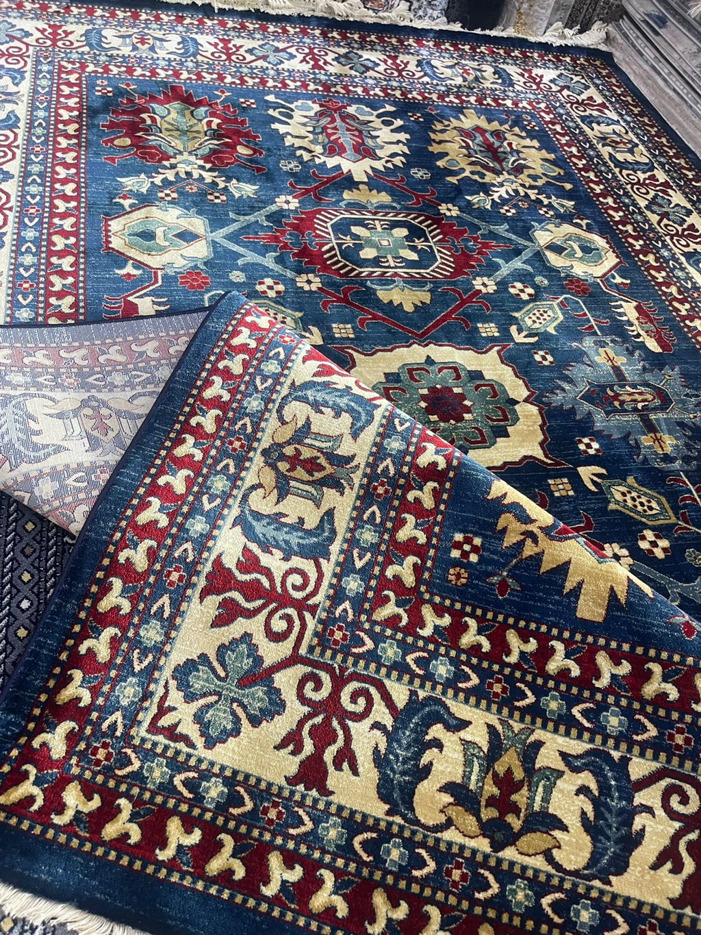 Persian Blue Royal Garden Rug