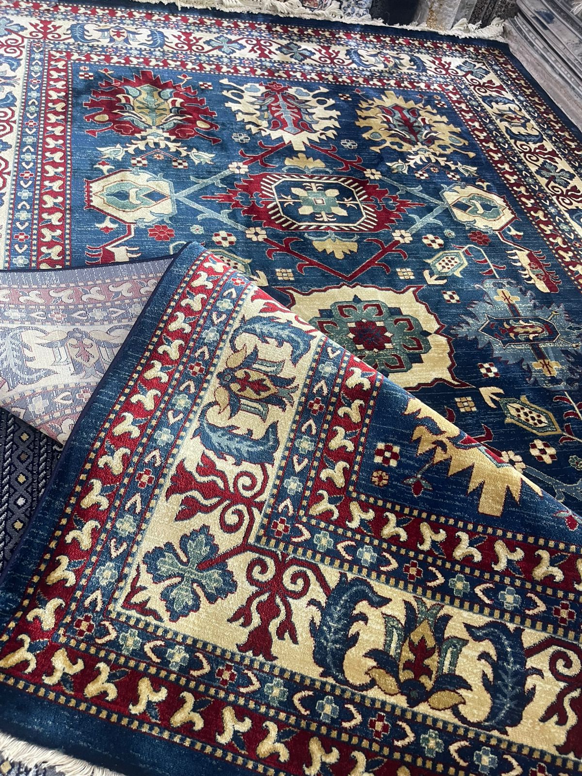 Persian Blue Royal Garden Rug