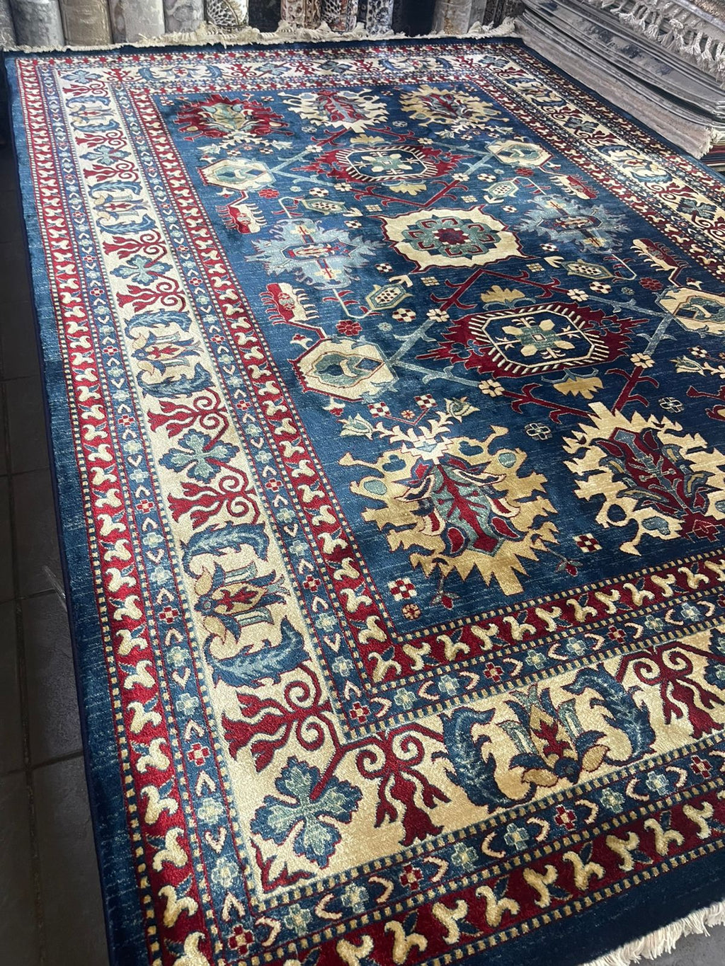 Persian Blue Royal Garden Rug