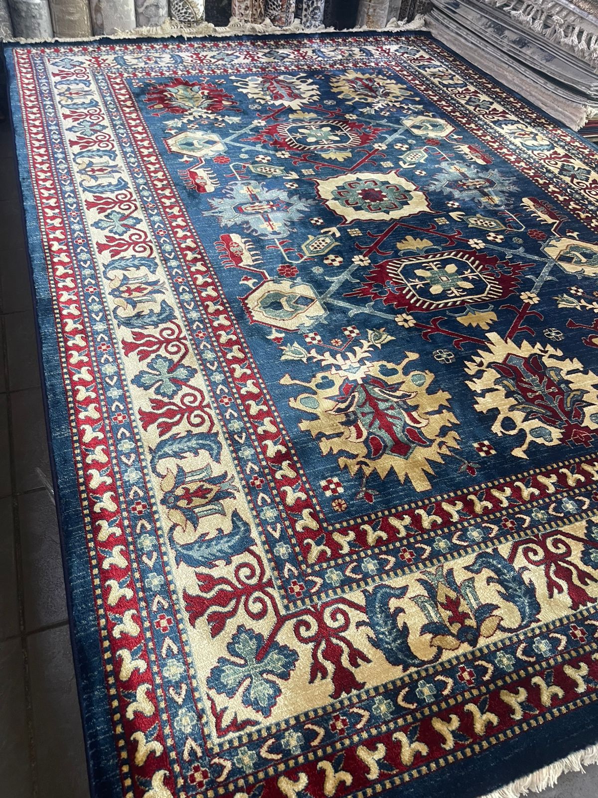 Persian Blue Royal Garden Rug