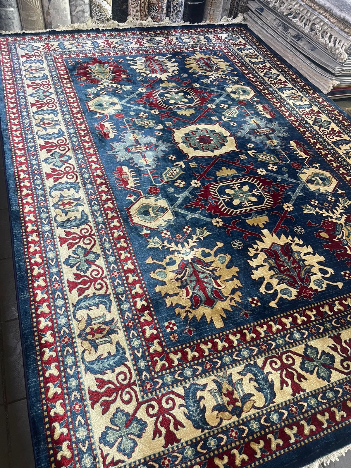 Persian Blue Royal Garden Rug